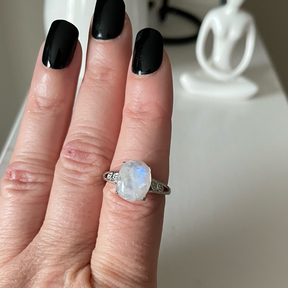 Moonstone ring - Picture 4 of 4